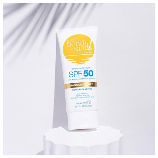 Body Sunscreen Lotion Fragrance Free with SPF50+