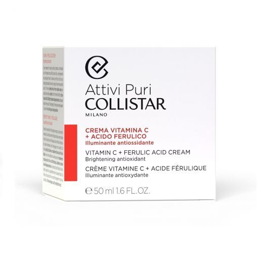 COLLISTAR Pure Actives Vitamin C + Ferulic Acid Cream Skaistinamasis veido kremas