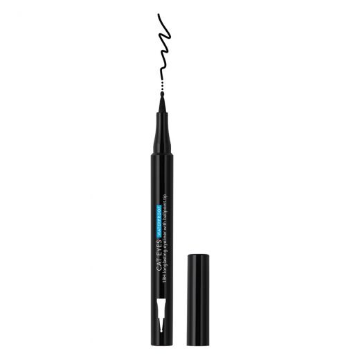 DOUGLAS COLLECTION DOUGLAS MAKE UP Cat Eyes Waterproof 18H Longlasting Eyeliner With Ballpoint Tip Akių apvadas su apvaliu antgaliu