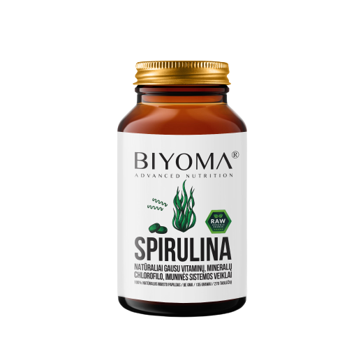 BIYOMA® SPIRULINA, 270 tablečių