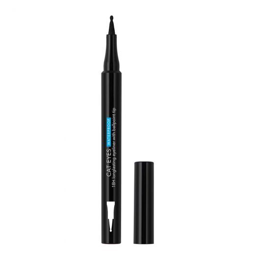 Cat Eyes Waterproof 18H Longlasting Eyeliner With Ballpoint Tip