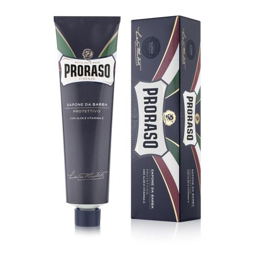 PRORASO Shaving Cream Tube Protective Aloe Drėkinantis skutimosi kremas