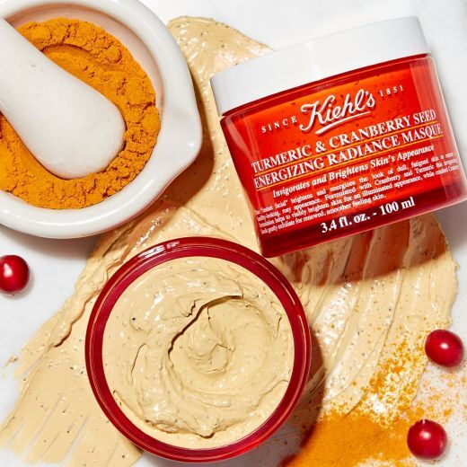 KIEHL'S Turmeric & Cranberry Seed Energizing Radiance Masque Skaistinamoji veido kaukė