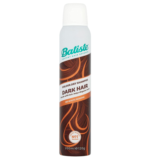 BATISTE Colour Dry Shampoo Dark Hair Sausas plaukų šampūnas tamsiems plaukams