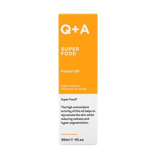 Q+A Super Food Facial Oil Naktinis veido aliejus
