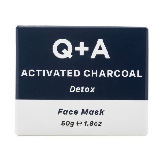 Q+A Activated Charcoal Face Mask Aktyvintos anglies veido kaukė