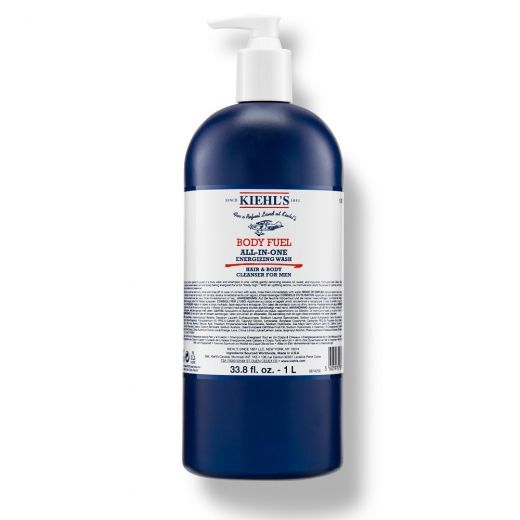 KIEHL'S Body Fuel All-In-One Energizing Wash Plaukų ir kūno prausiklis vyrams