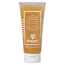 SISLEY Buff And Wash Botanical Facial Gel Šveičiamasis gelis su azijinės centelės ir citrinų ekstraktais