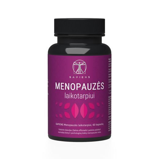 Menopauzės laikotarpiui, 60 kapsulių