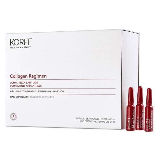 KORFF Collagen Regimen Boosting Ampoules 28 Days Stangrinamosios veido ampulės