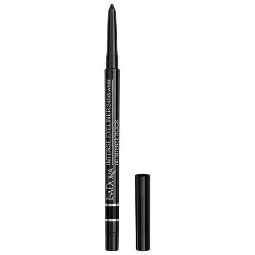 ISADORA Intense Eyeliner 24 Hrs Wear Ilgai išliekantis akių kontūro apvadas