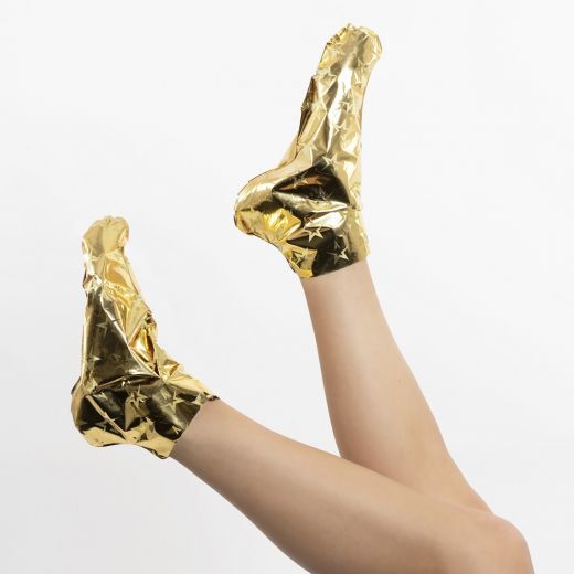 The Gold Mask™ Foot Softening Luxury Foil Mask Socks