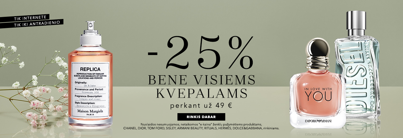 Bene visiems kvepalams -25%
