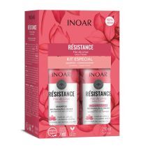 INOAR Resistance Flor de Lotus Duo Kit - plaukus drėkinantis priemonių rinkinys 