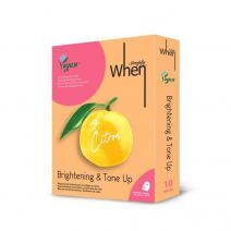 Vegan Citron Brightening & Tone Up Sheet Mask Set