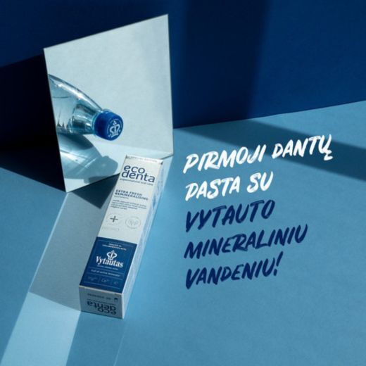 Extra Fresh And Remineralising Toothpaste With Vytautas Mineral Water 