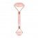 3D Rose Quartz Roller 
