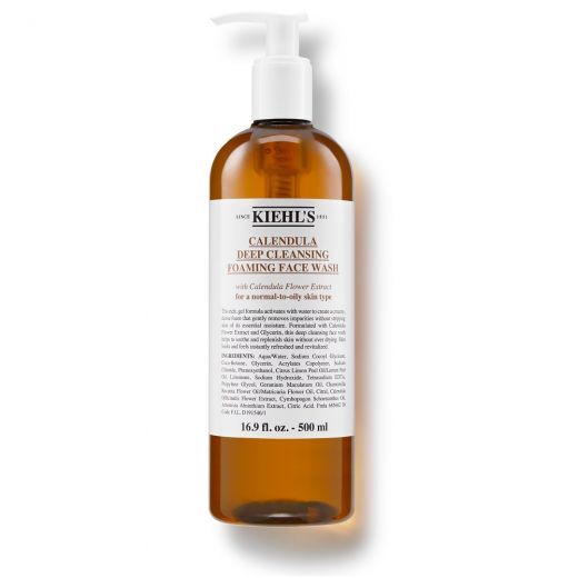 KIEHL'S Calendula Deep Cleansing Foaming Face Wash Kasdienis veido prausiklis su medetkomis