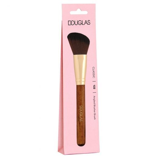 DOUGLAS COLLECTION Angled Blusher Brush Nuožulnus skaistalų šepetėlis