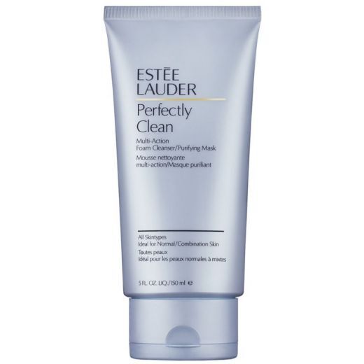 ESTÉE LAUDER Perfectly Clean Multi-Action Foam Cleanser/Purifying Mask Kasdienis veido prausiklis ir valanti kaukė viename