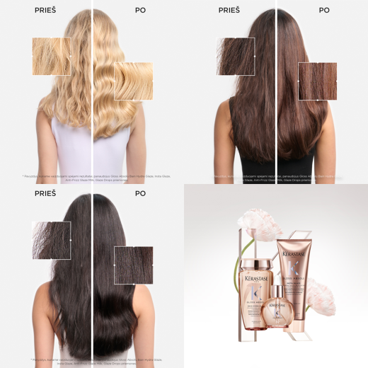Gloss Absolu Anti-Frizz Glaze Milk For Long Frizzy Hair