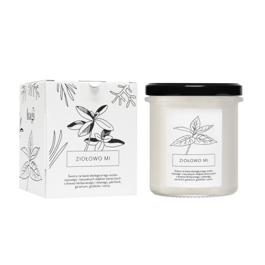 Natural Scented Soywax Herbal Sense Candle