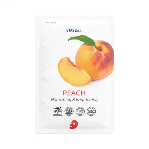 Vegan Sheet Mask - Peach