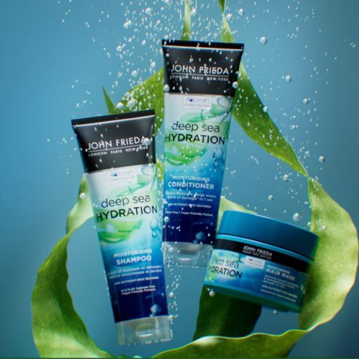 JOHN FRIEDA Deep Sea Hydration Moisturizing Conditioner Drėkinamasis plaukų kondicionierius