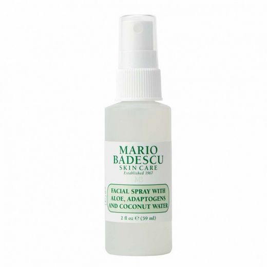 MARIO BADESCU Facial Spray With Aloe, Adaptogens And Coconut Water Drėkinamoji veido dulksna su alavijų, hialurono rūgšties ir kokosų vandeniu