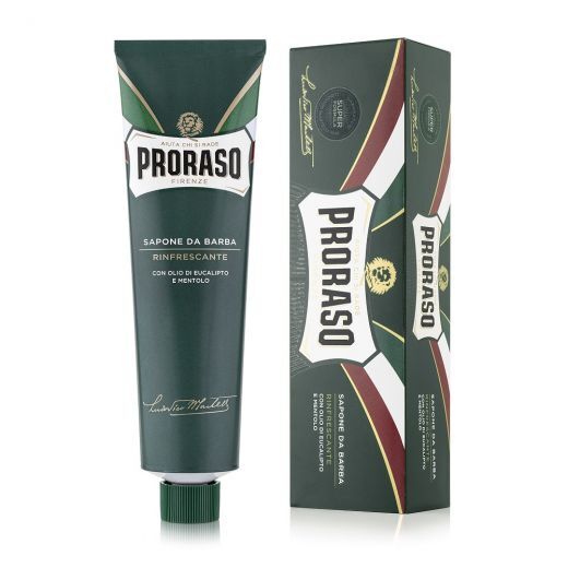 PRORASO Shaving Cream Tube Refresh Eucalyptus Gaivinantis skutimosi kremas