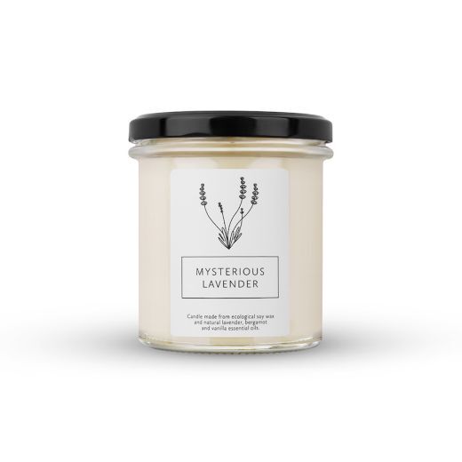 Natural Scented Soywax Lavender Candle