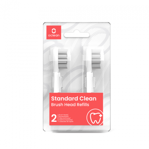 Standard Clean 2-pack Brush Head Replacement