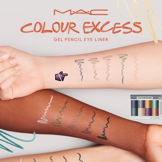 MAC Colour Excess Gel Pencil Eye Liner Gelinis akių pieštukas