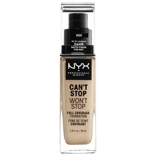 NYX PROFESSIONAL MAKEUP Can´t Stop Won´t Stop Full Coverage Foundation Pilno maskavimo makiažo pagrindas