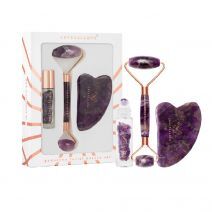 Amethys Quartz Roller And Gua Sha Set