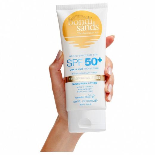 Body Sunscreen Lotion Fragrance Free with SPF50+