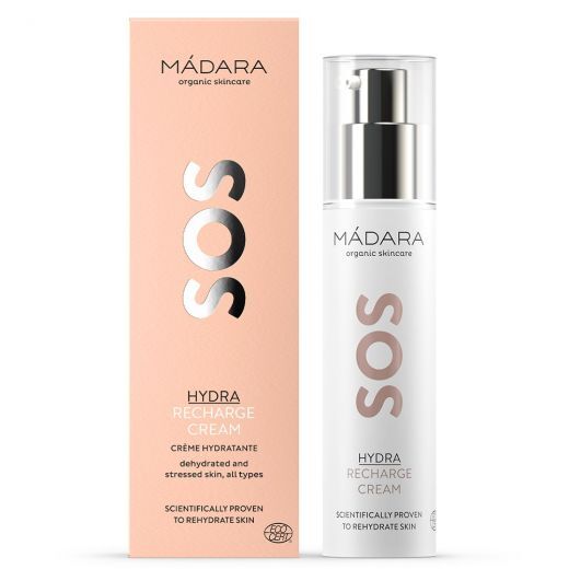 MADARA SOS Hydra Recharge Cream Intensyvus drėgmę sulaikantis veido kremas