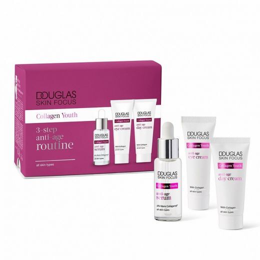 SKIN FOCUS Collagen Youth 3-Step Anti-Age Routine Set