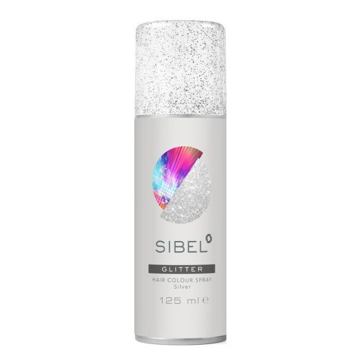 Hair Color Spray, Silver Glitter