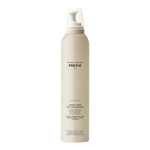 Extra firm styling mousse