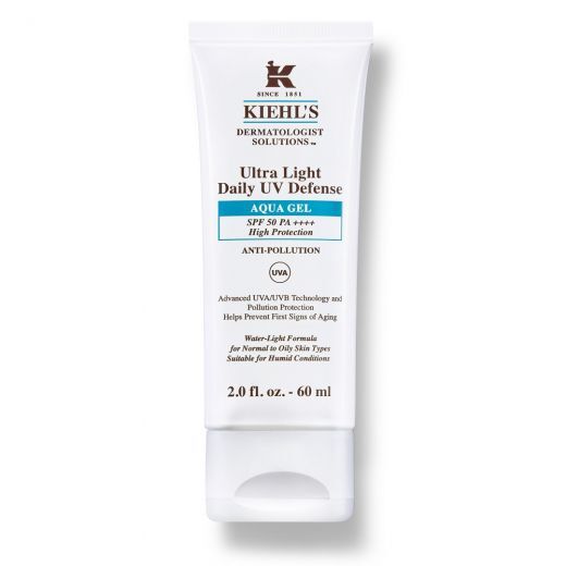 KIEHL'S Ultra Light Daily UV Defense Aqua Gel SPF 50 PA++++ Veido kremas - želė apsaugantis nuo kenksmingų saulės spindulių su SPF 50