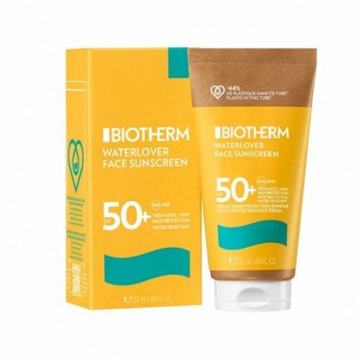 BIOTHERM Waterlover Face Sunscreen SPF50 Apsauginis veido kremas nuo saulės SPF50