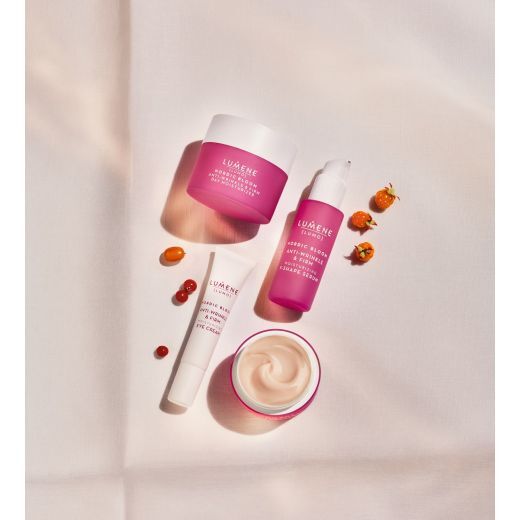 LUMENE Nordic Bloom Lumo Anti-Wrinkle&Firm Moisturizing Eye Cream Stangrinamasis ir drėkinamasis paakių kremas nuo raukšlių