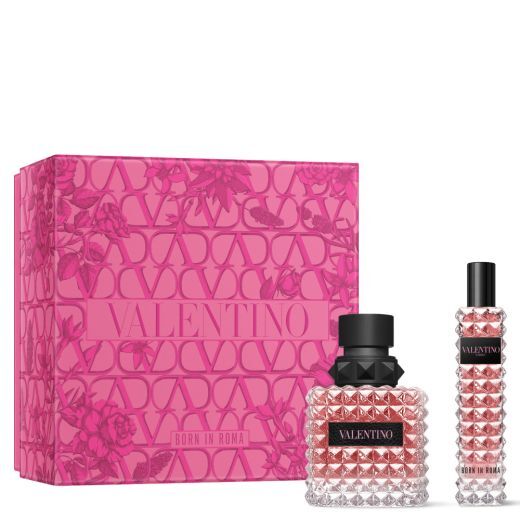 „Valentino Born In Roma“ dovanų rinkinys su kvapiuoju vandeniu moterims, 50 ml + 15 ml