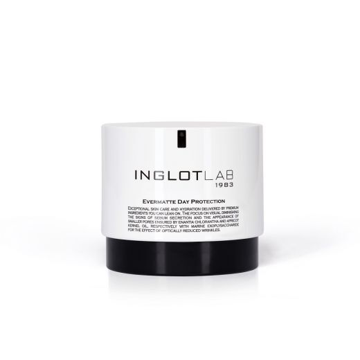 INGLOT Lab Evermatte Day Protection Cream Matiškumo suteikiantis dieninis veido kremas