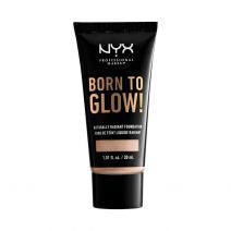 NYX PROFESSIONAL MAKEUP Born To Glow! Naturally Radiant Foundation Natūraliai švytintis makiažo pagrindas