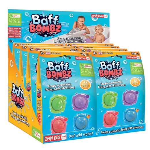 Baff Bombz 4 x Bath Pack
