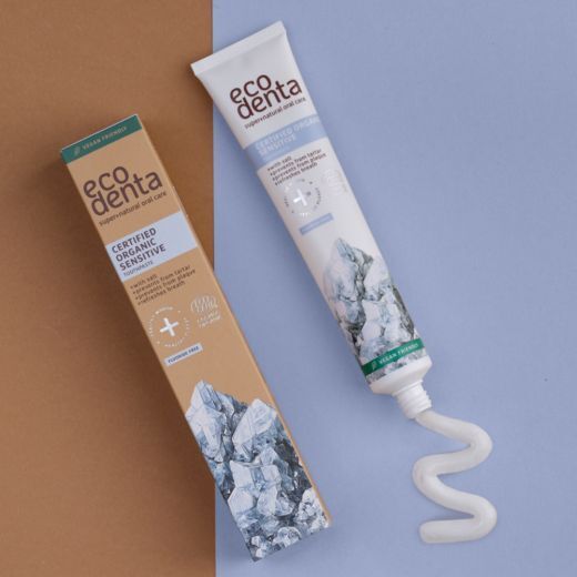 Certified Organic Sensitive Toothpaste With Salt 