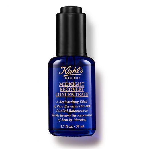 KIEHL'S Midnight Recovery Concentrate Naktinis, atkuriamasis veido serumas