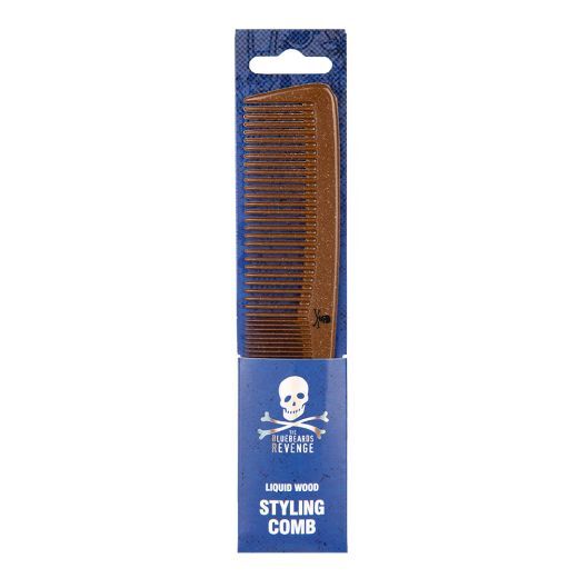 THE BLUEBEARDS REVENGE Liquid Wood Hair Styling Comb Ekologiškos plaukų modeliavimo šukos